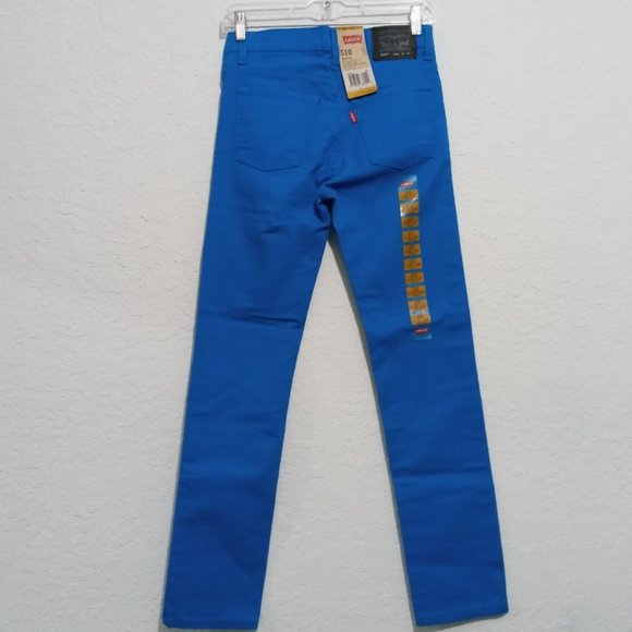 Levi's Boys 510 Skinny Fit Blue 14 Regular 27x27 - Picture 5 of 6